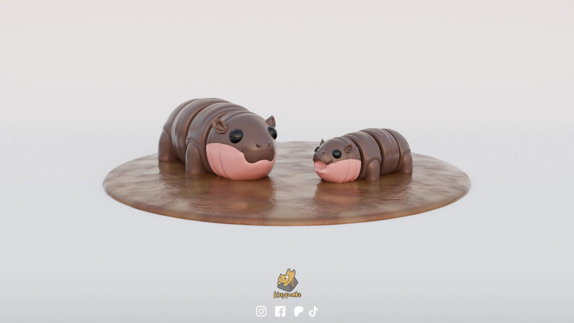 Flexi Pygmy Hippo